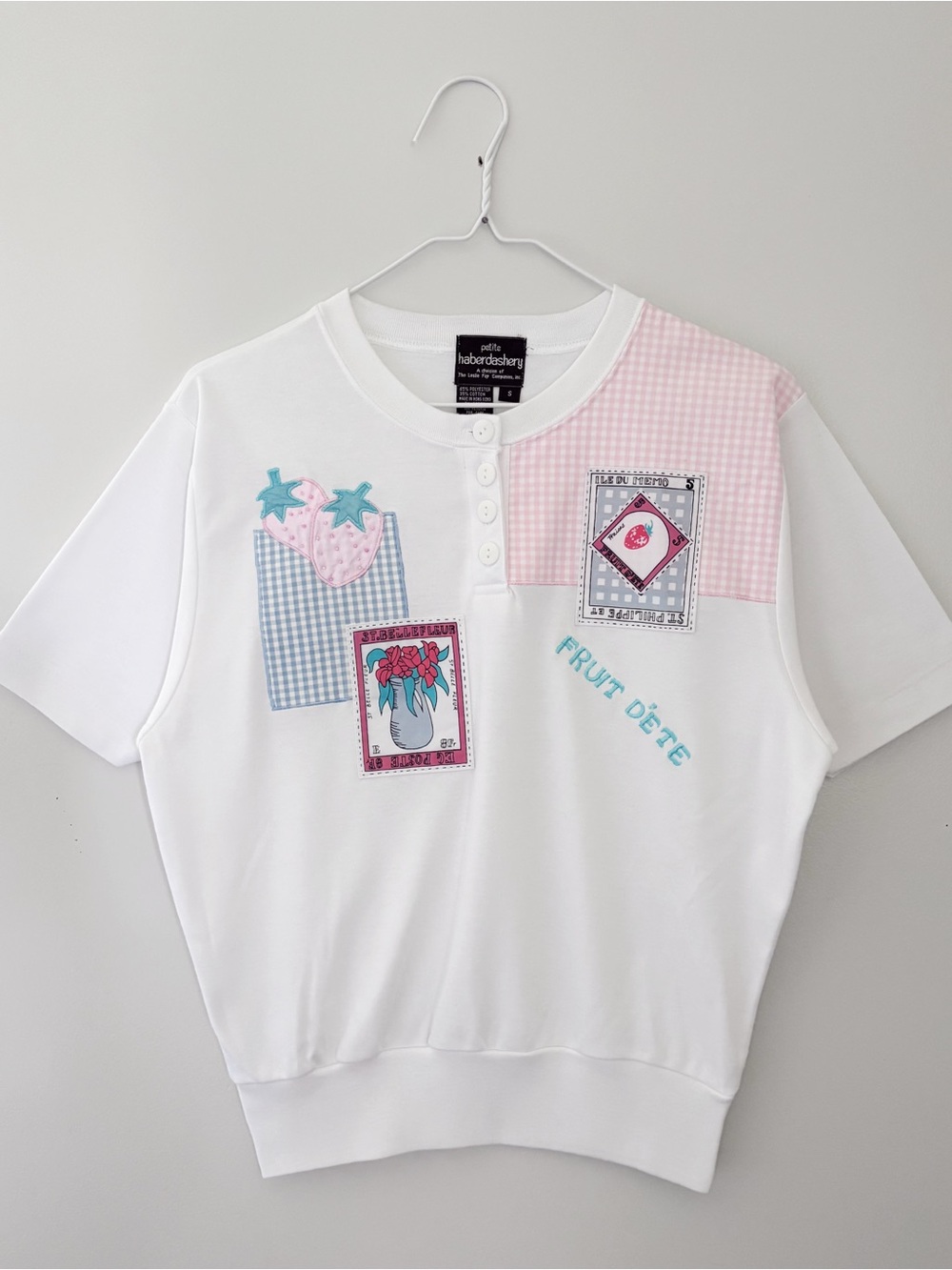 VTG French Patchwork Top